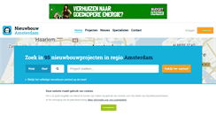 Desktop Screenshot of nieuwbouw-in-amsterdam.nl
