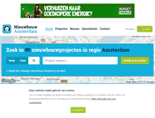 Tablet Screenshot of nieuwbouw-in-amsterdam.nl